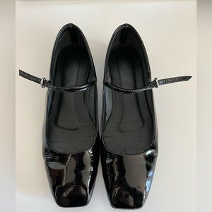 Aeyde patent leather ballet flats size 38